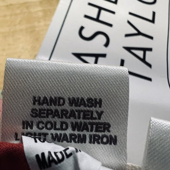 Ashley Taylor Patchwork Skirt Womens One‎ Size Red Boho Hippie Drawstring Cotton - Picture 6 of 10